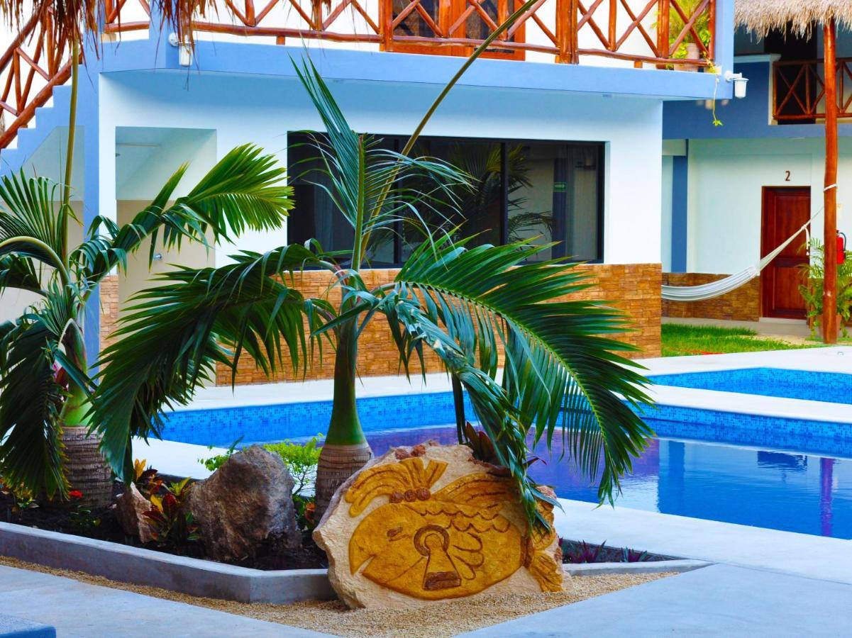 Hotel Pejelagarto Bacalar Bagian luar foto