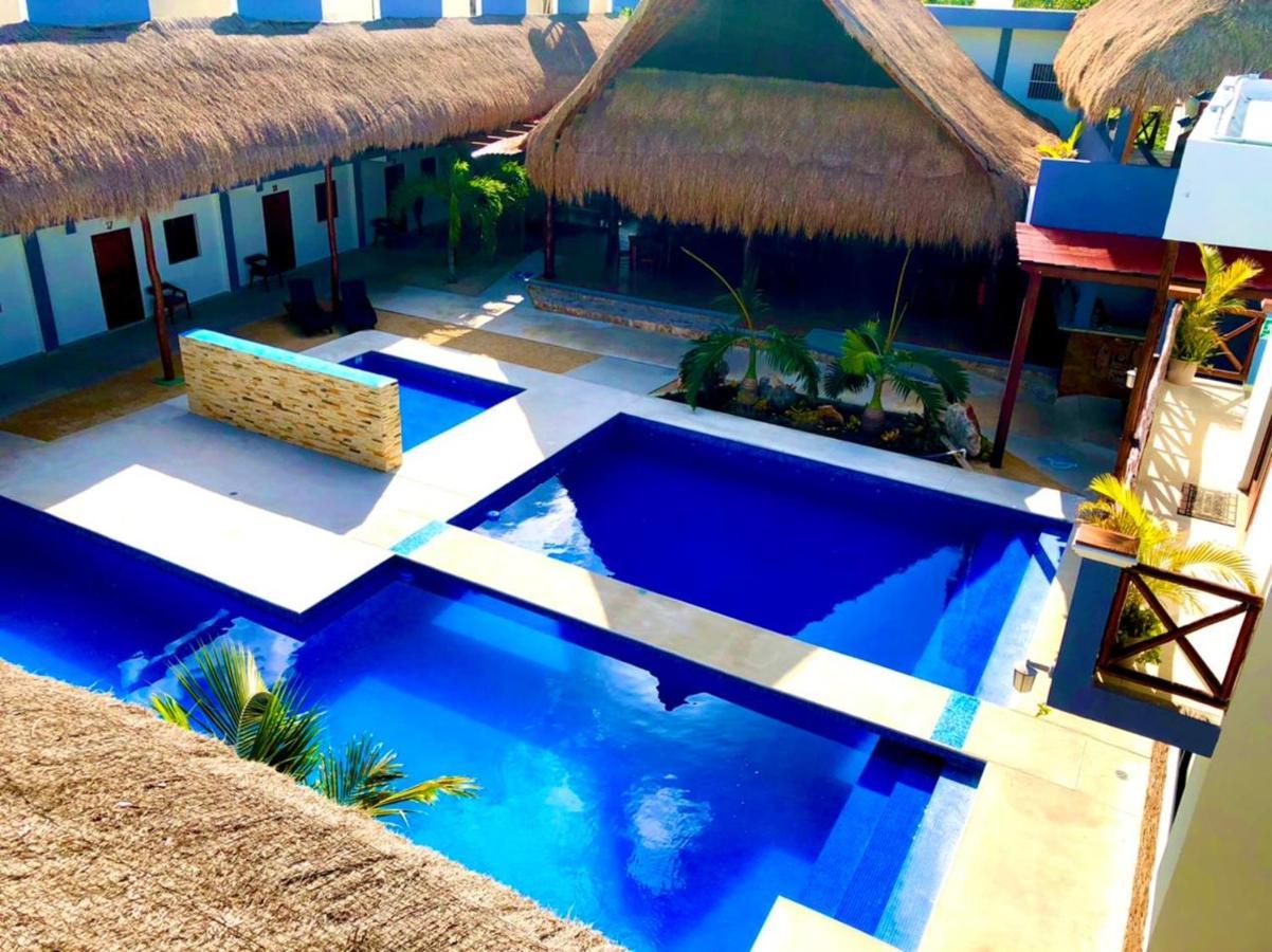 Hotel Pejelagarto Bacalar Bagian luar foto