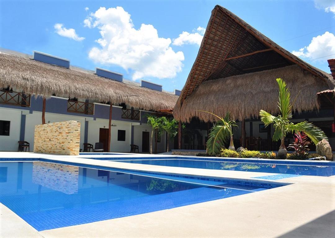 Hotel Pejelagarto Bacalar Bagian luar foto