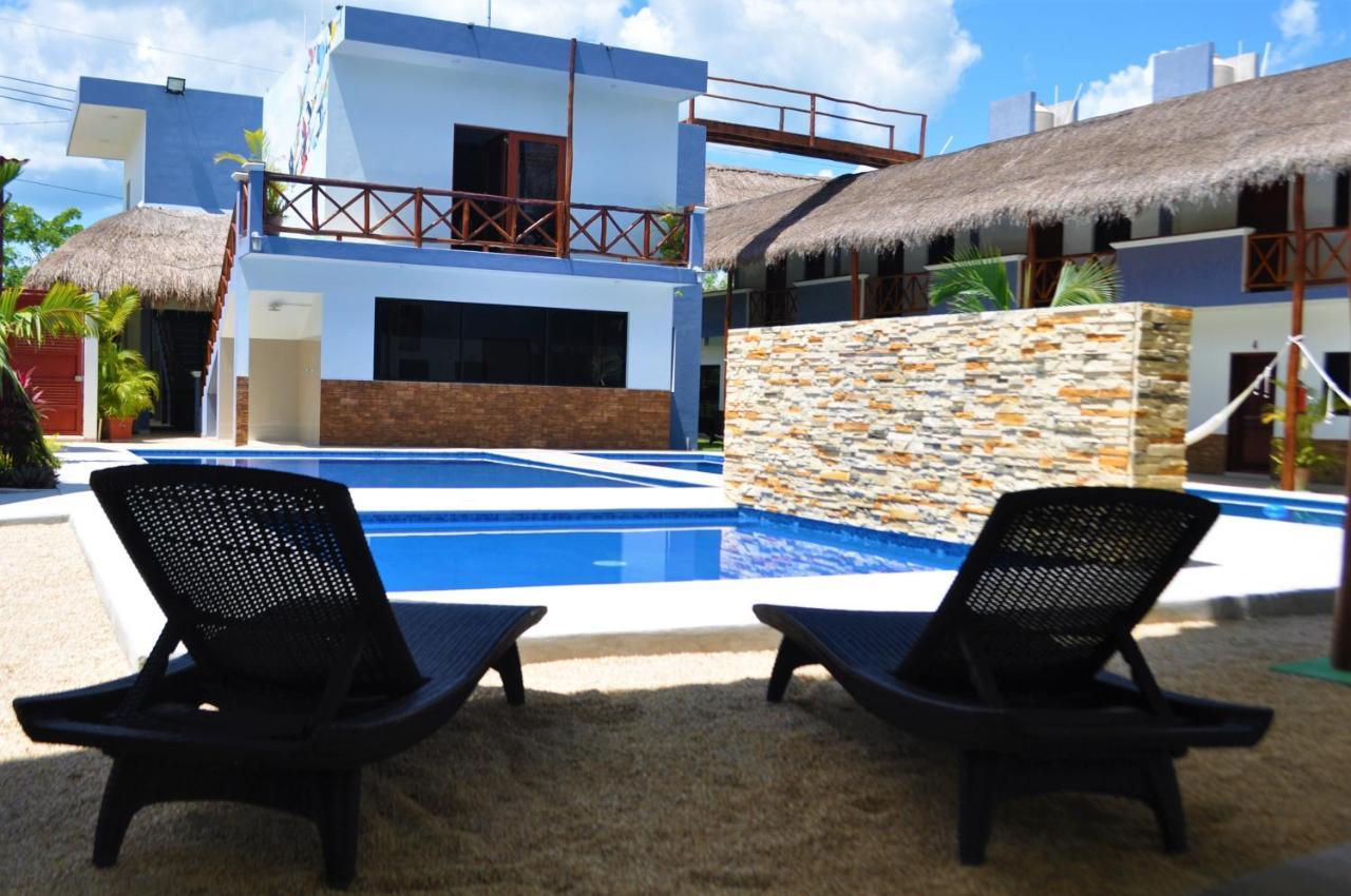 Hotel Pejelagarto Bacalar Bagian luar foto