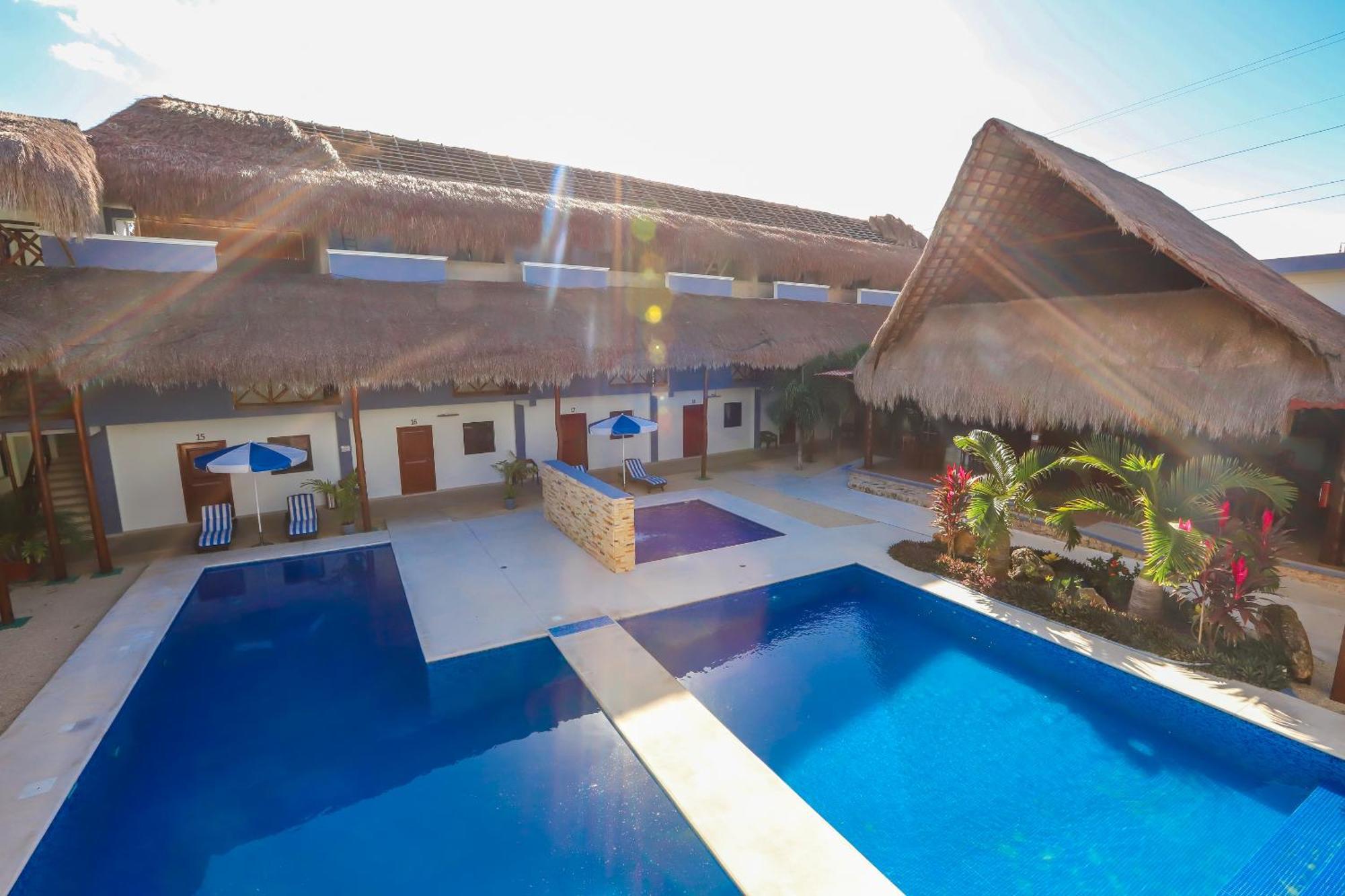 Hotel Pejelagarto Bacalar Bagian luar foto