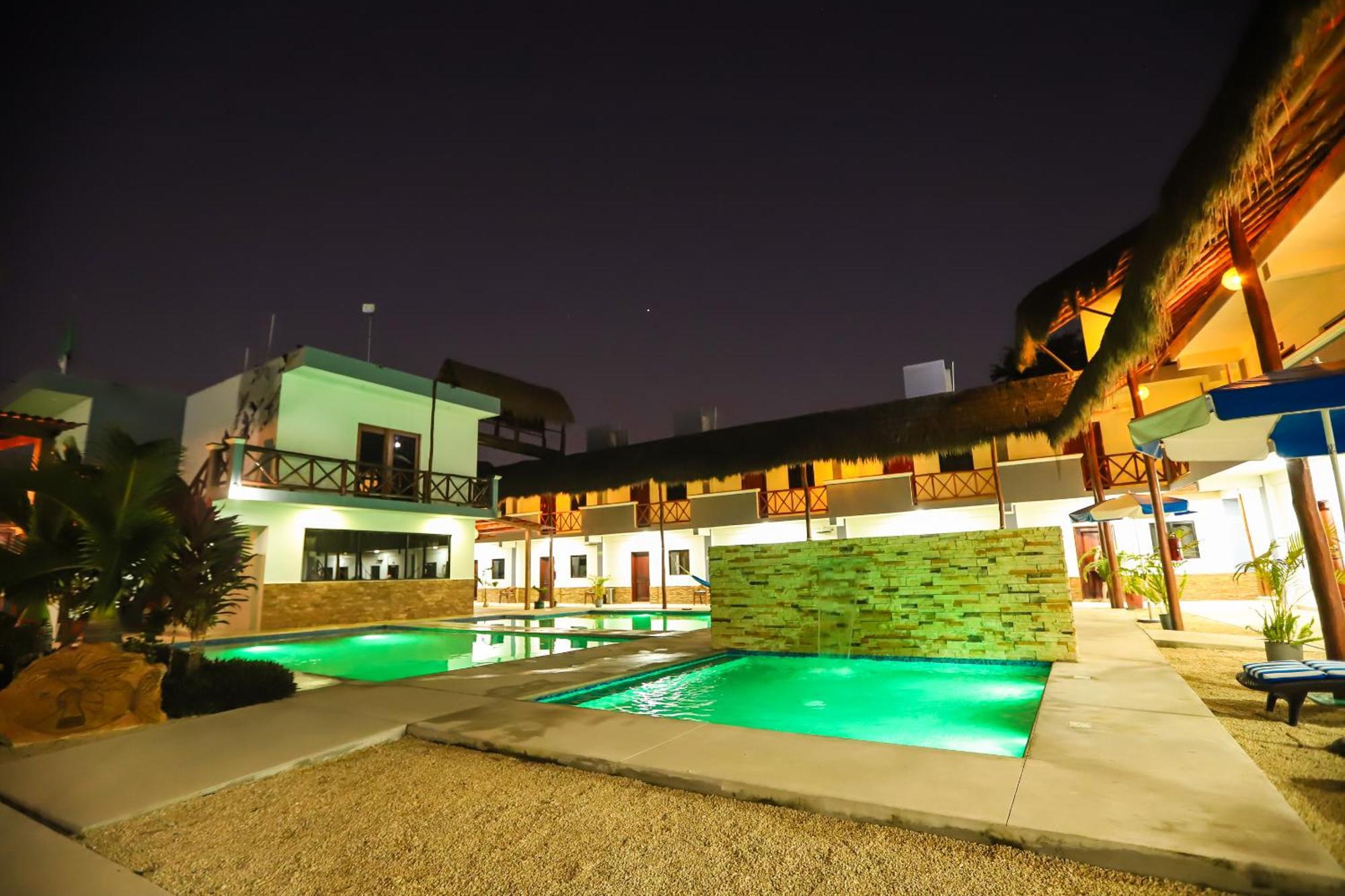 Hotel Pejelagarto Bacalar Bagian luar foto