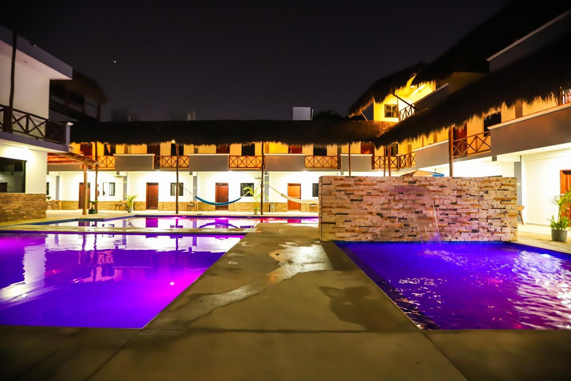 Hotel Pejelagarto Bacalar Bagian luar foto